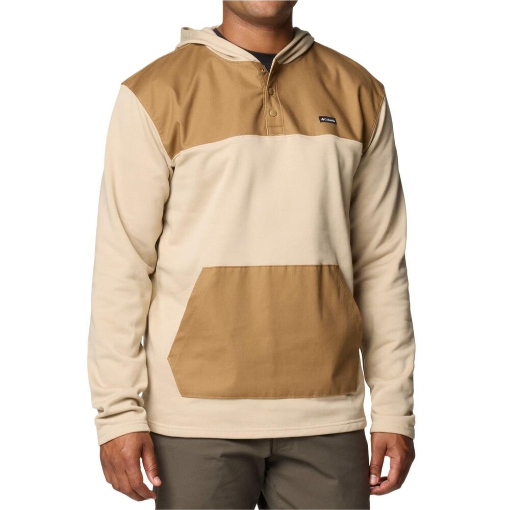 Columbia Pitchstone Overlay Hoodie Ancient Fossil Delta Men's Medium